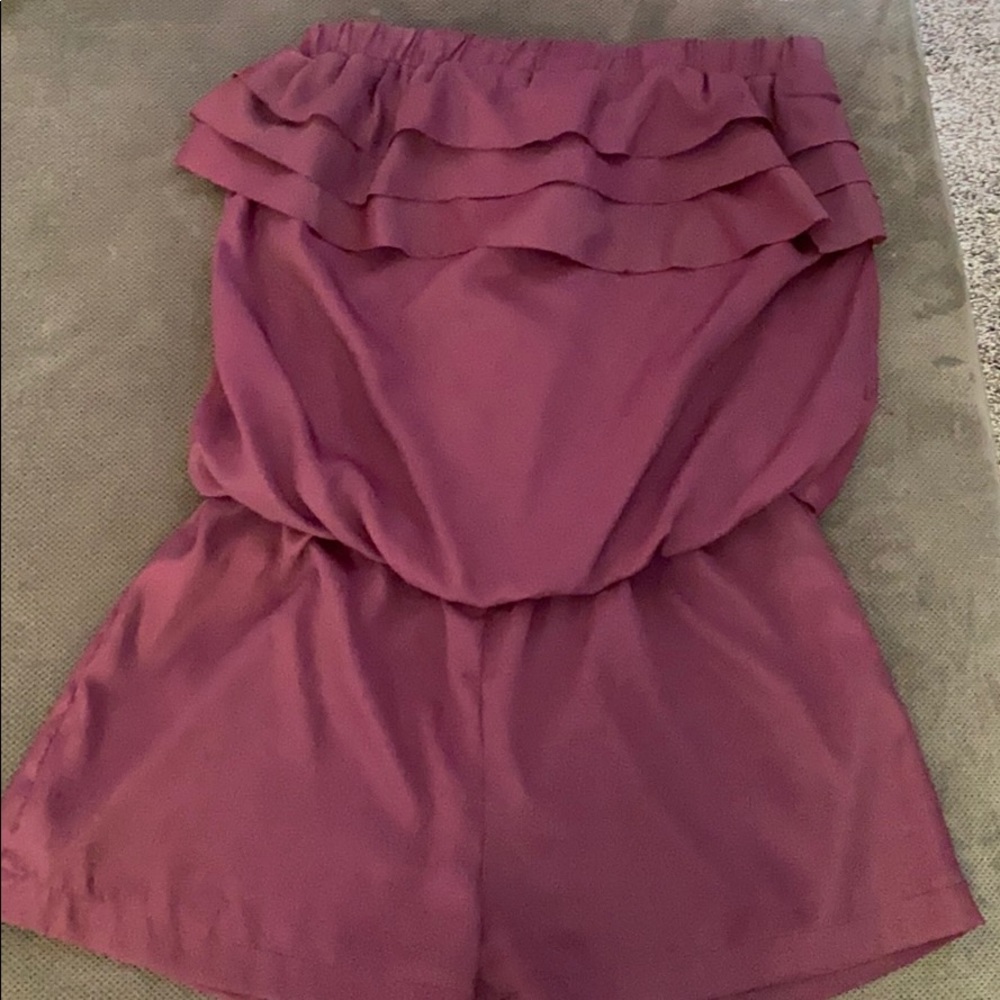 Dark purple romper